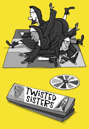 Twisted Sisters Funny Birthday Card