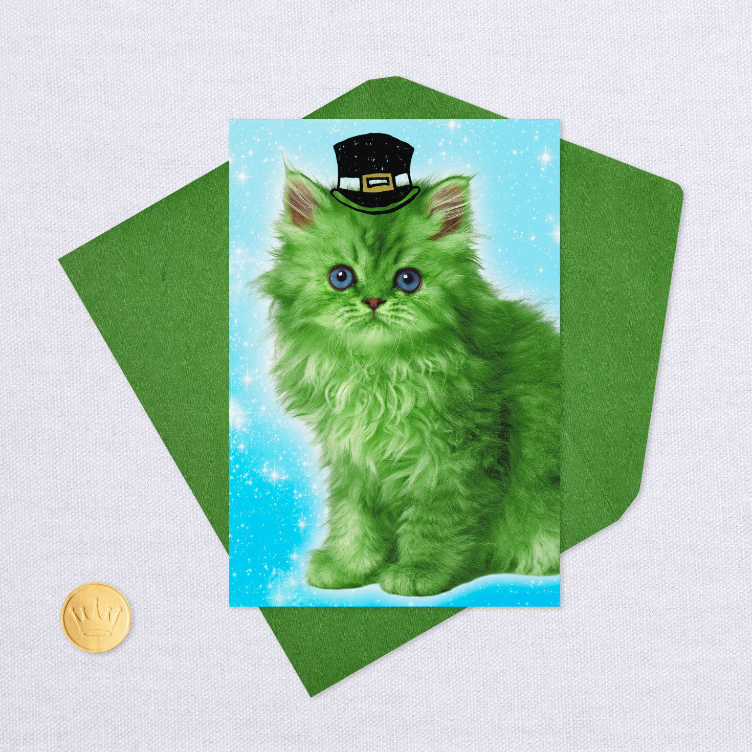 Special as a Lepre-kitten Funny St. Patrick's Day Card, , large image number 5