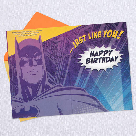 DC Comics™ Batman™ Legendary Birthday Card With Magnet, , large image number 3