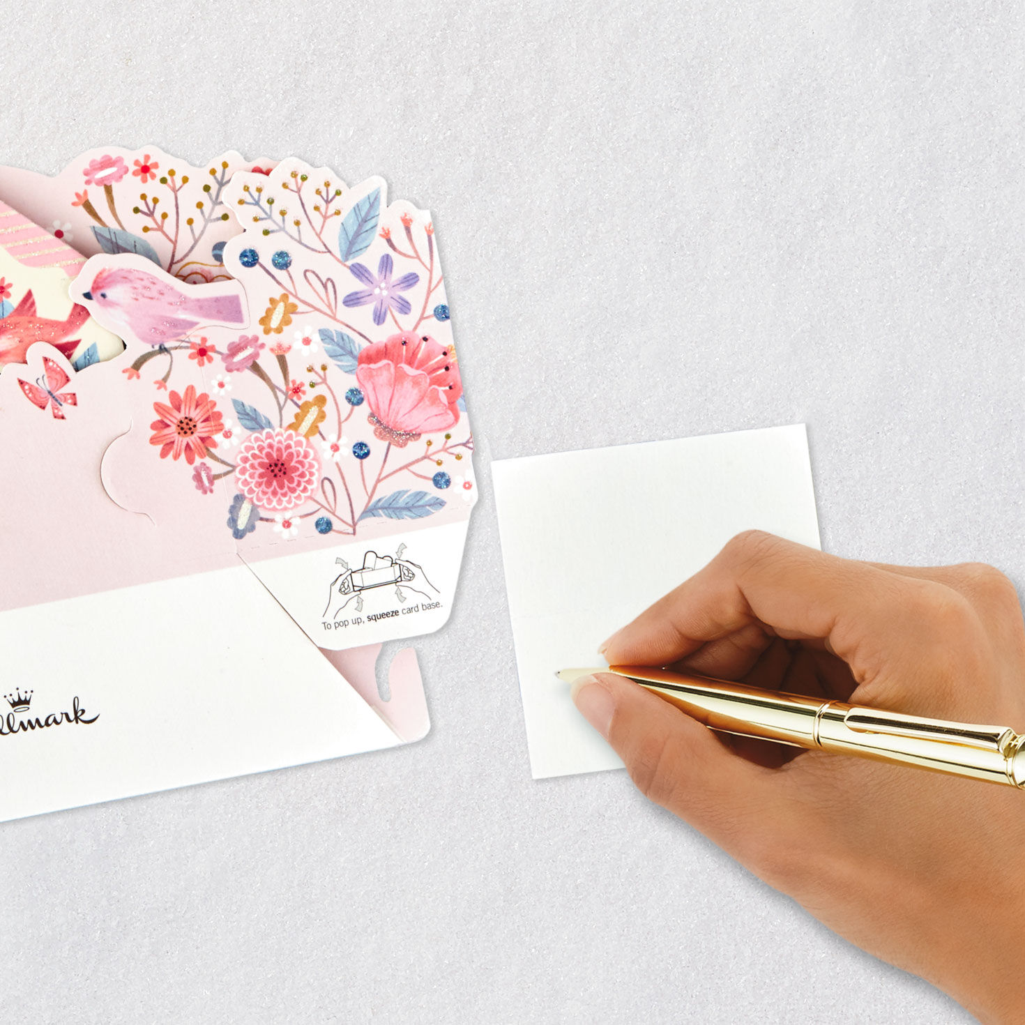 Floral Birdhouse Mini 3D Pop-Up Mother's Day Card  image number 5