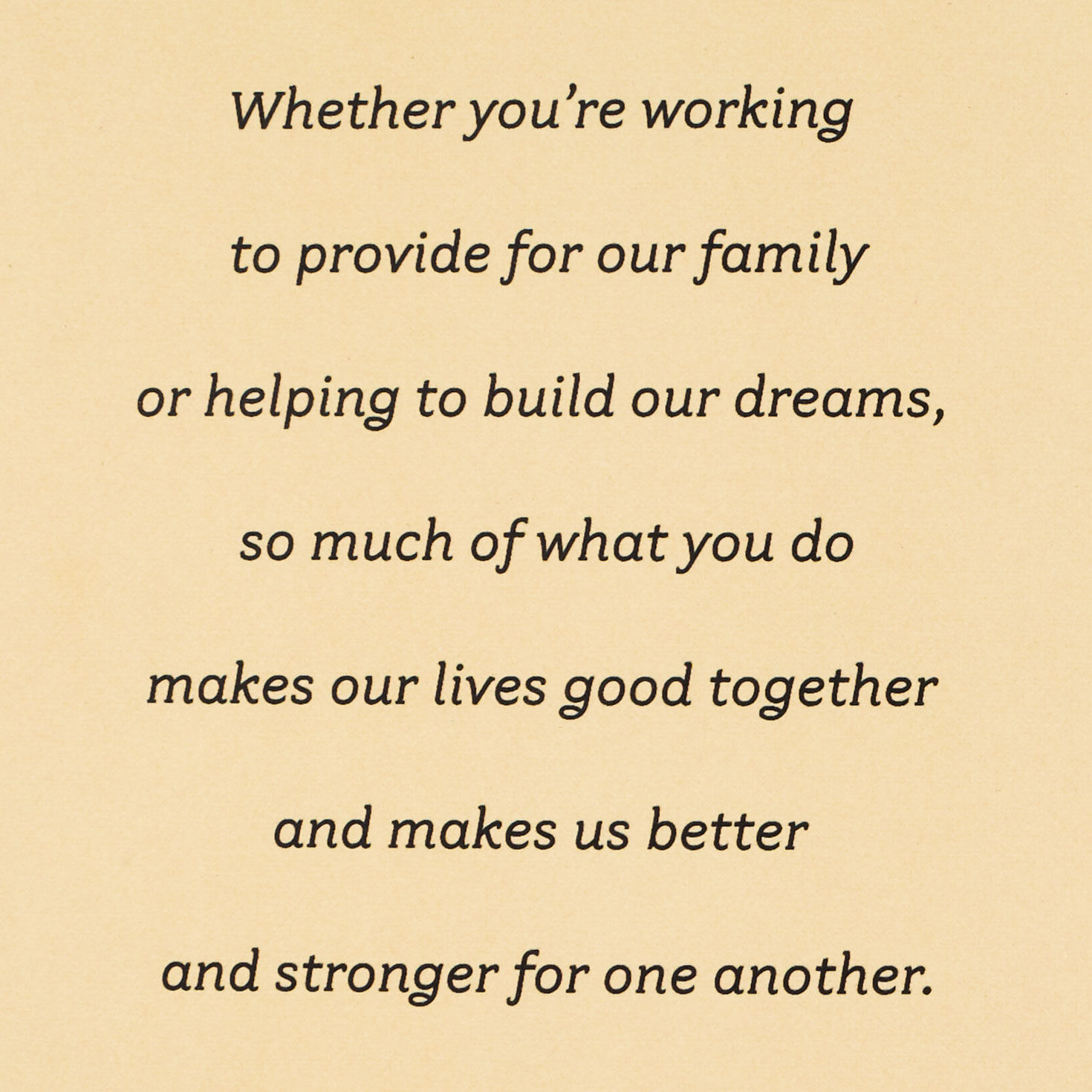 Gold Lettering on Black Romantic Father's Day Card Sentiment image number 2