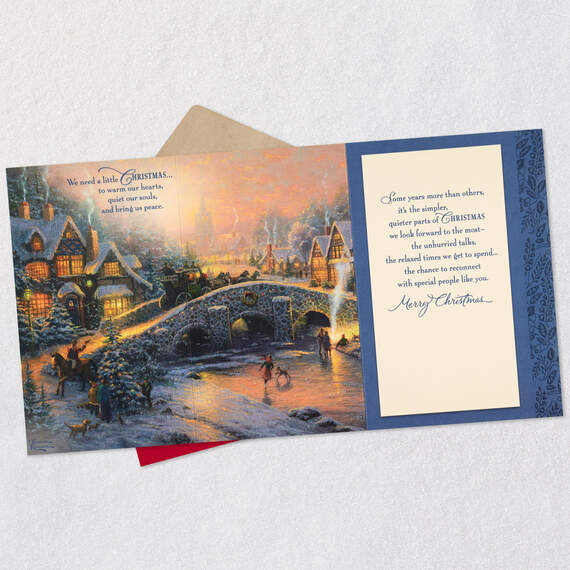 Thomas Kinkade Peace in Our Hearts Christmas Card, , large image number 4