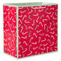 Candy Canes on Red Extra-Deep Christmas Gift Bag Back image number 6