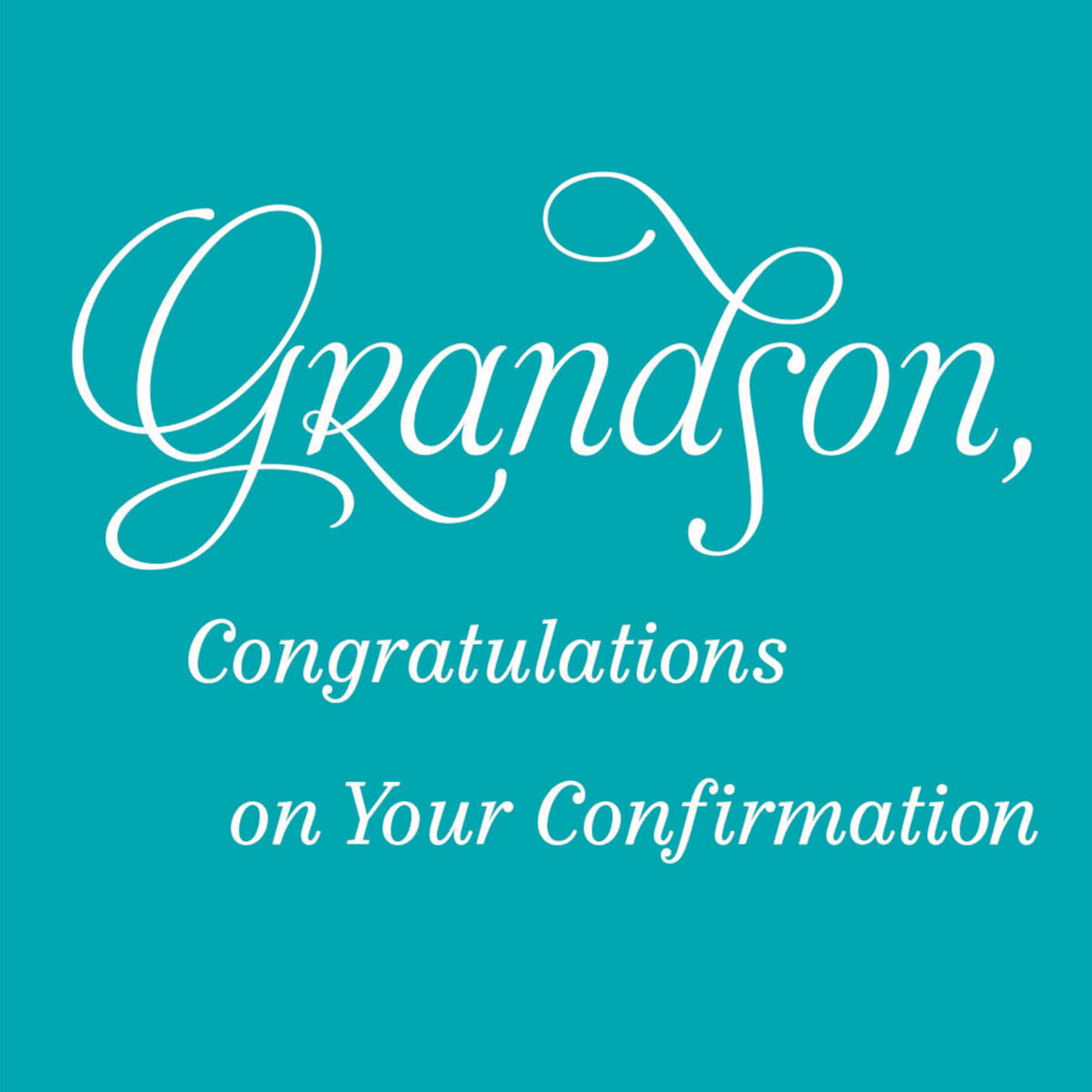 May The Holy Spirit Guide You Confirmation Card For Grandson Greeting 