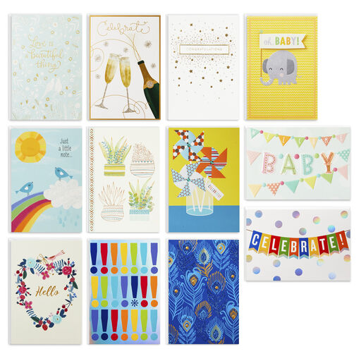 Big Celebrations Assorted Cards, Box of 12, 