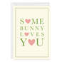 Some Bunny Loves You Folded Love Photo Card, , large image number 1