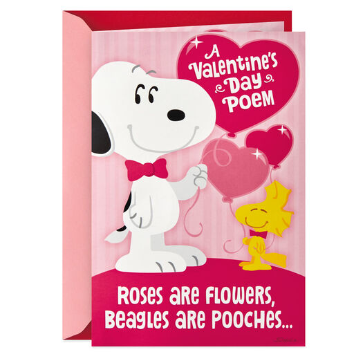Peanuts® Snoopy Hug Musical Pop-Up Valentine's Day Card, 