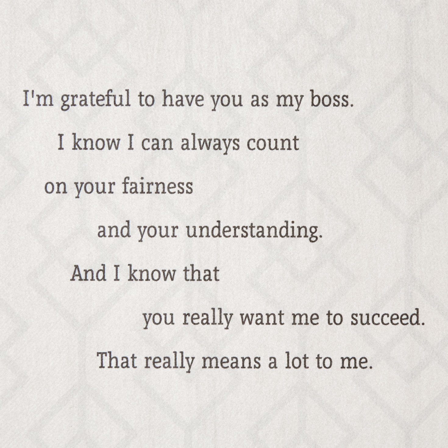 I'm Grateful for You Boss's Day Card for only USD 5.59 | Hallmark