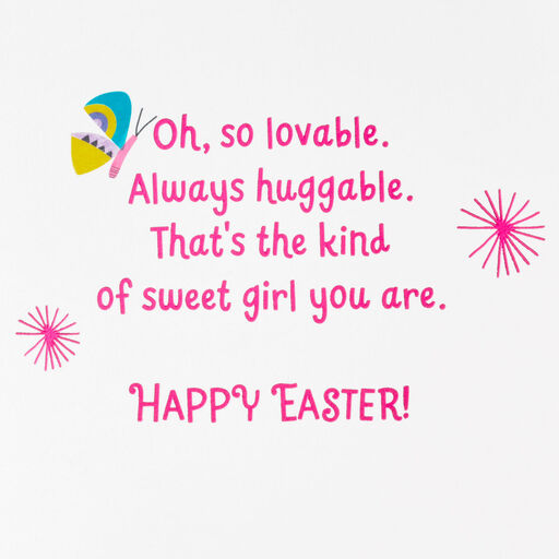Disney Minnie Mouse Sweet Girl Easter Card for Granddaughter, 