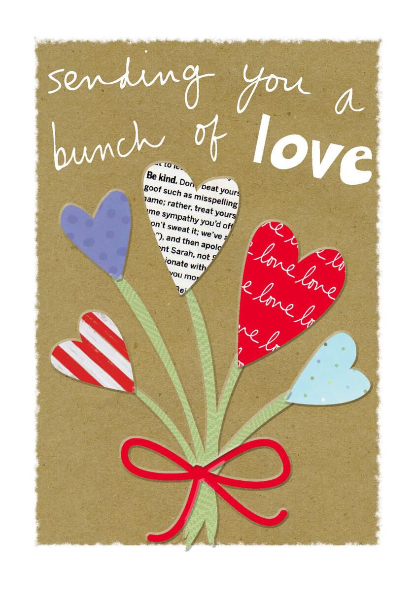 A Bunch of Love Thinking of You Card