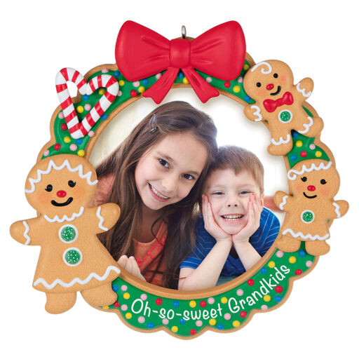 Oh-So-Sweet Grandkids Photo Frame Ornament, 
