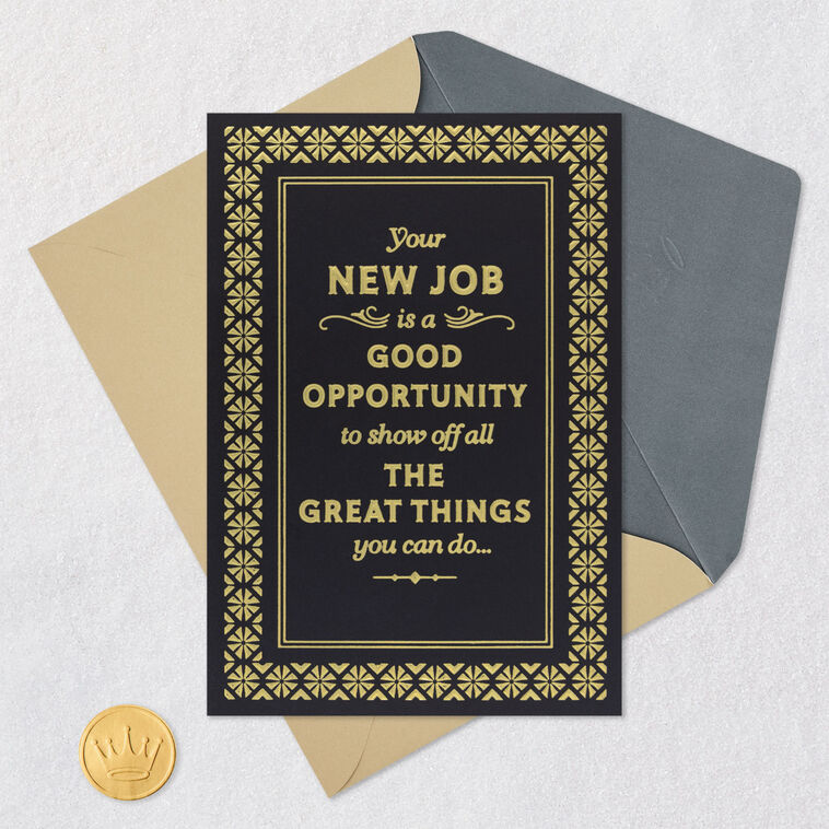 A Good Opportunity for You New Job Congratulations Card - Greeting Cards | Hallmark a-good-opportunity-for-you-new-job-congratulations-card-greeting-cards-hallmark