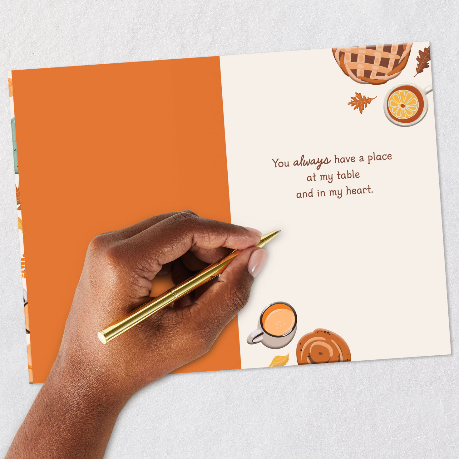 Pies and Pumpkins Thanksgiving Card Signing card image number 6