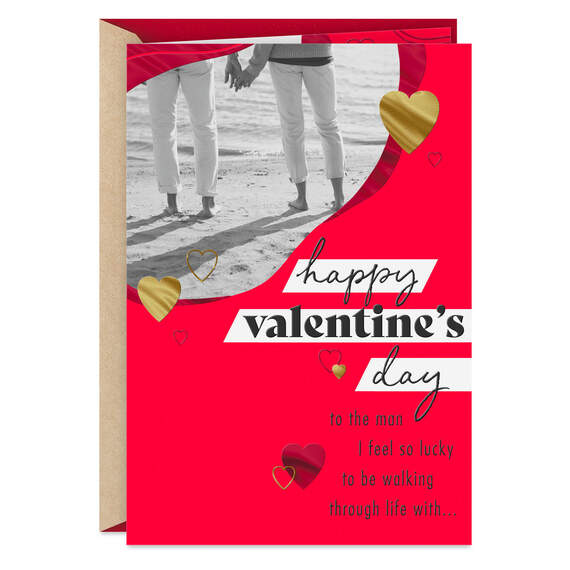 Walking Through Life With You Valentine's Day Card for Husband