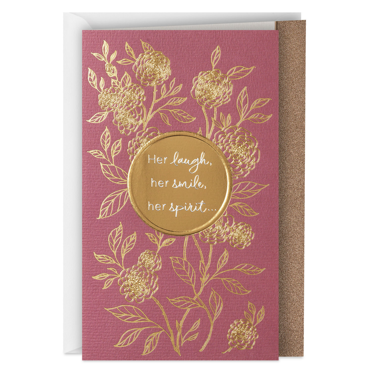 Her Laugh and Spirit Sympathy Card for Loss of Mother - Greeting Cards