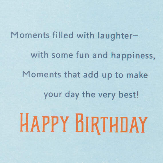 Wishing You the Best Moments Birthday Card for Brother-in-Law, , large image number 3