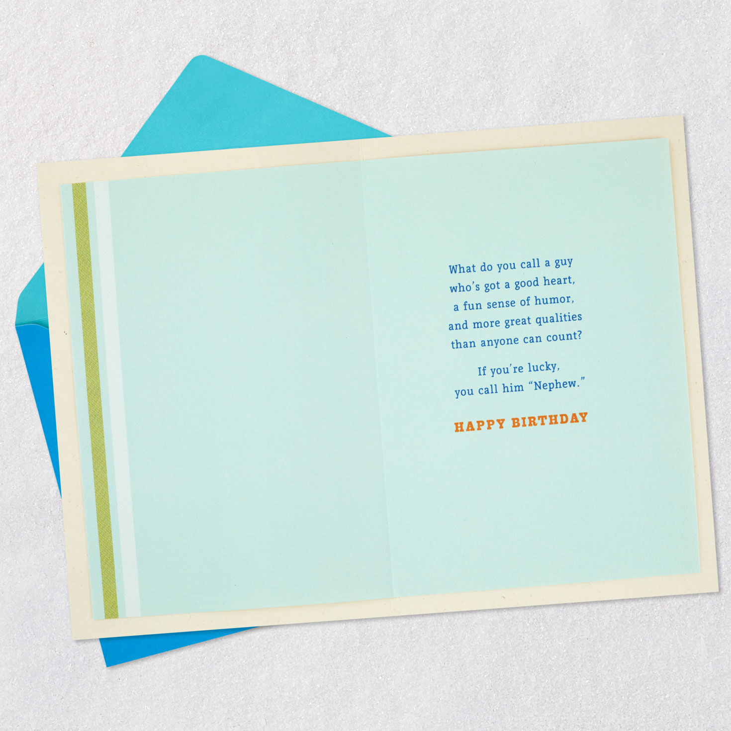 Bold Stylized Lettering Birthday Card for Nephew  image number 3