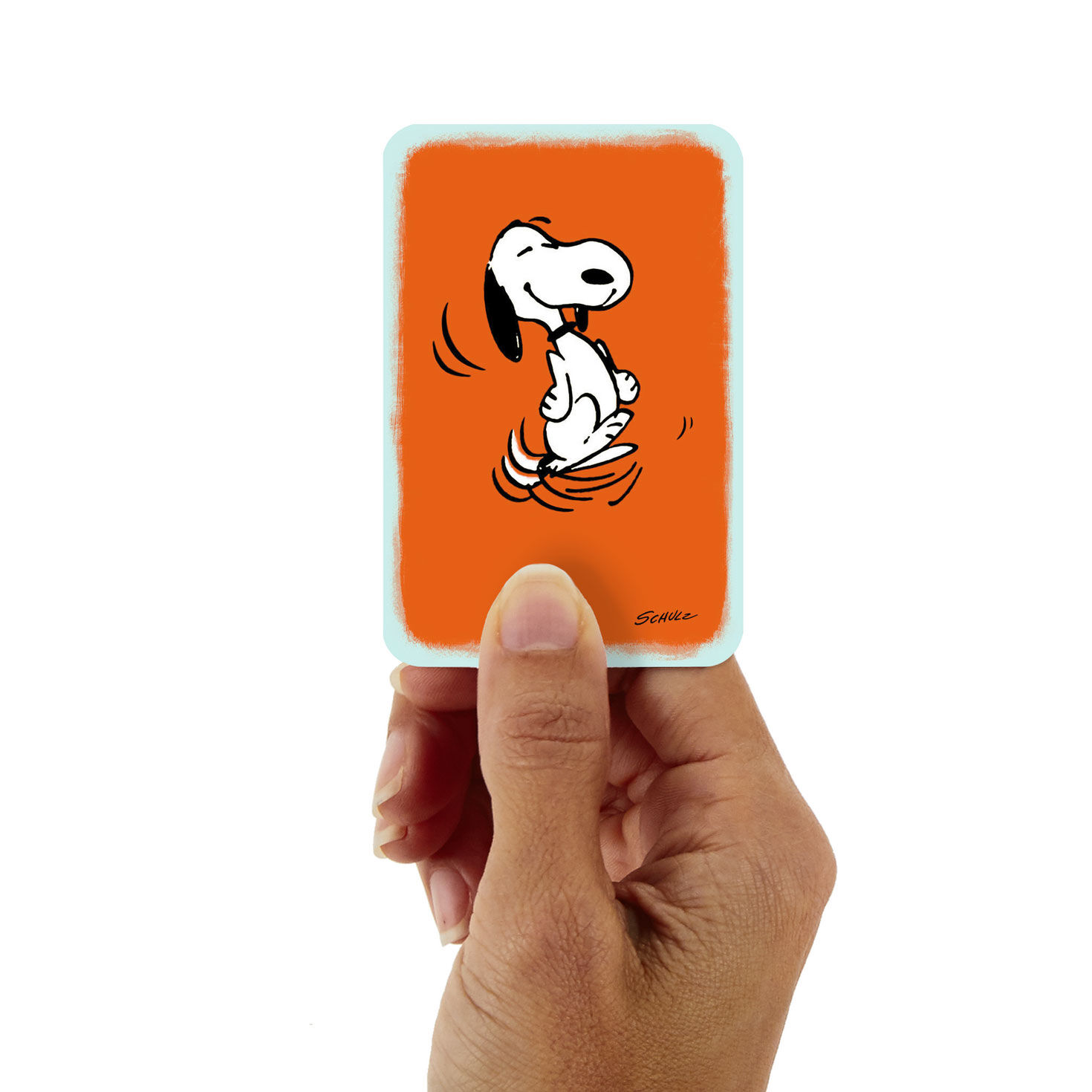 3.25" Mini Peanuts® Snoopy Dancing Blank Card