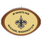 NFL Football New Orleans Saints Text Personalized Ornament, , large image number 1