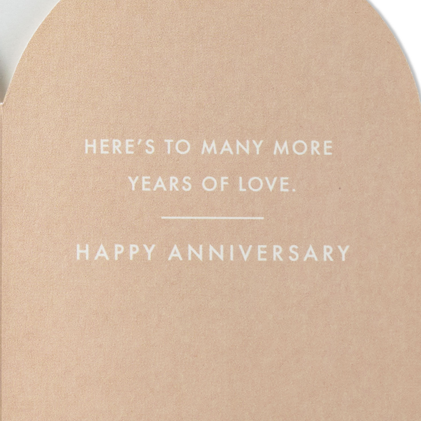 Floral Art Hanger Anniversary Card Sentiment image number 2
