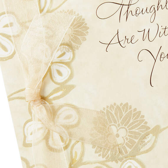 Comforting Thoughts Surround You Sympathy Card, , large image number 4