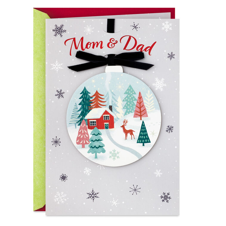 You're the Very Best Christmas Card for Parents