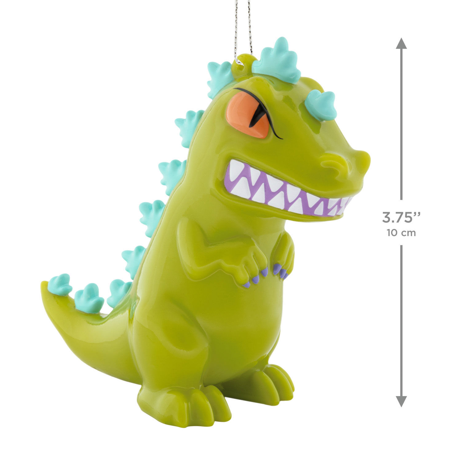 Rugrats TV Show Dinosaur Christmas Ornament measurement image number 3