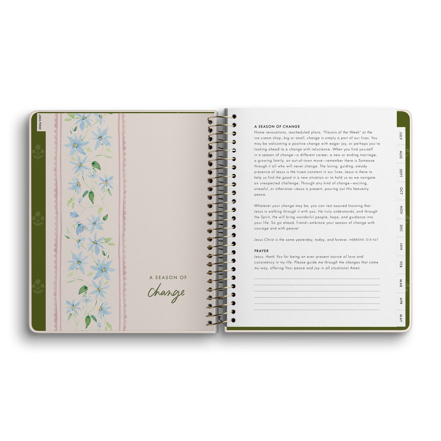 July 2026 - December 2027 Devotional Planner inside spread image number 2