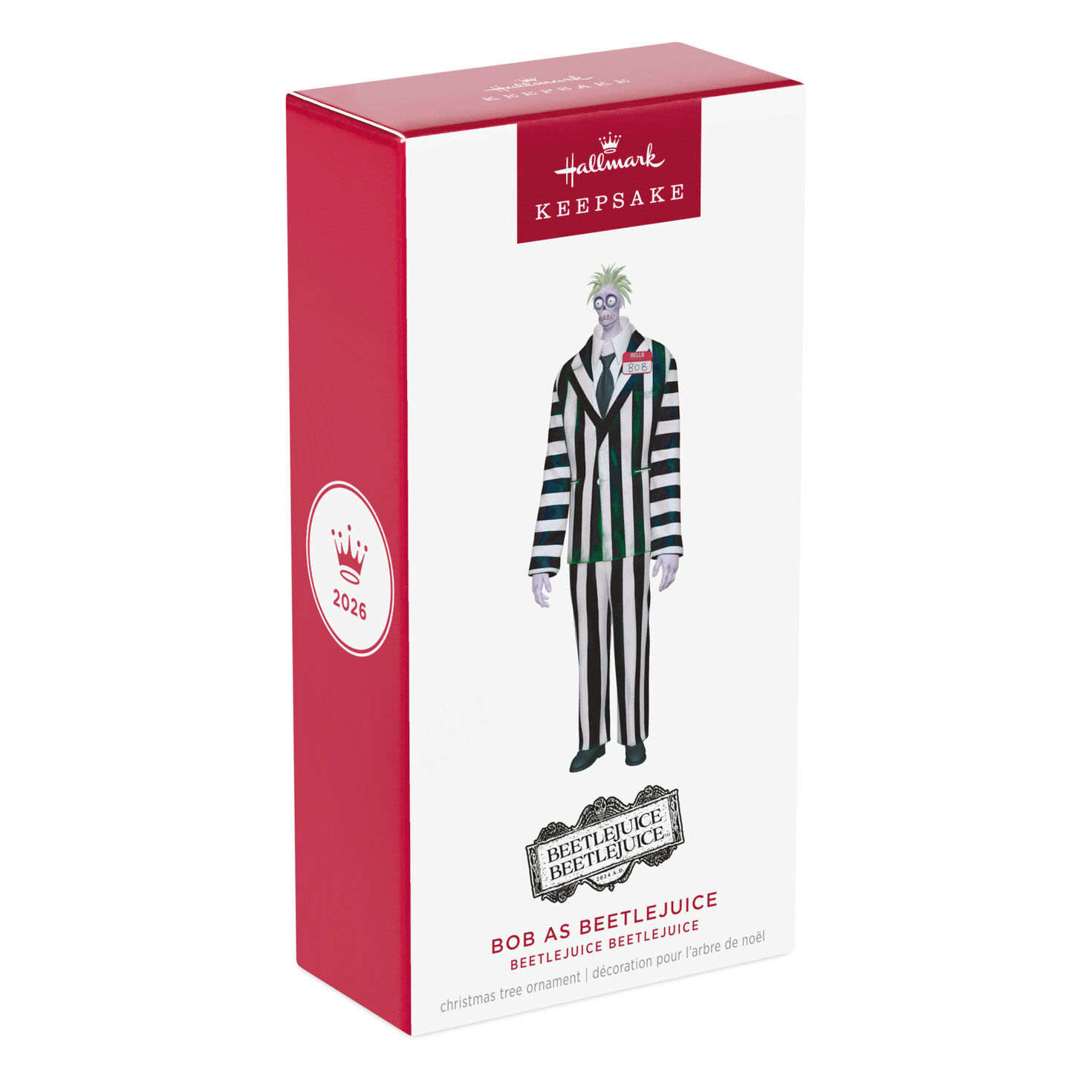 Bob as Beetlejuice Keepsake Ornament Package Front image number 7