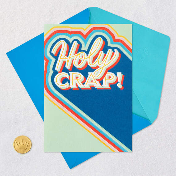 Holy Crap! Congratulations Card, , large image number 5
