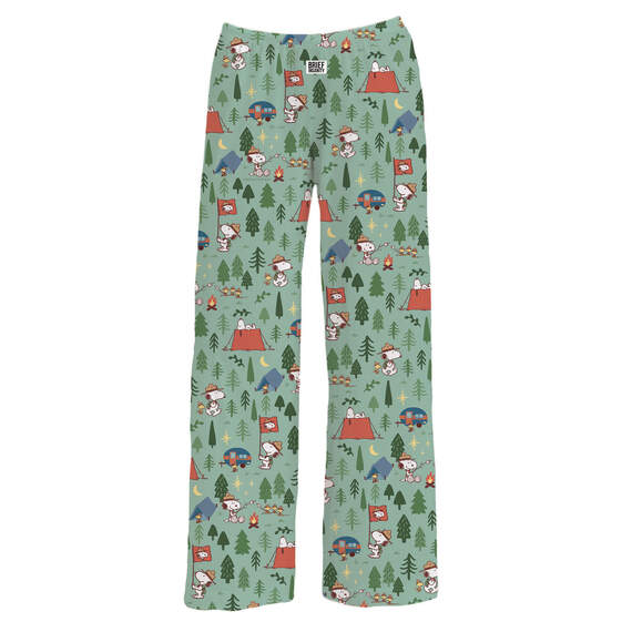 Brief Insanity Peanuts Beagle Scouts Snoopy Camping Lounge Pants, , large image number 1
