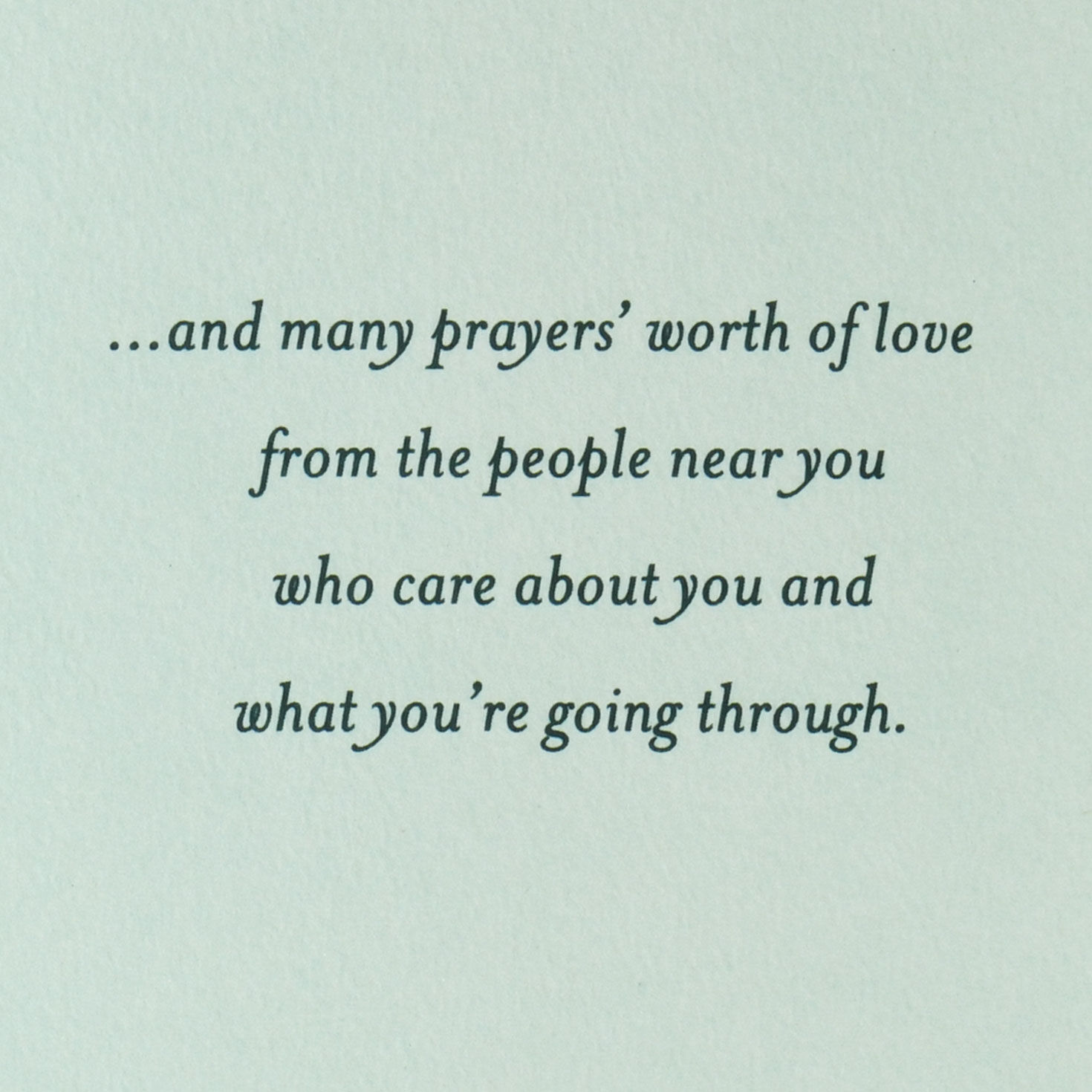 Green Floral Christian Loss of Mom Sympathy Card Sentiment image number 2