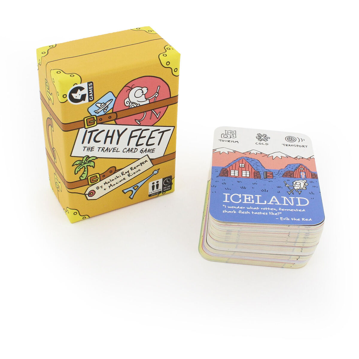Itchy Feet Travel Card Game Puzzles & Games Hallmark