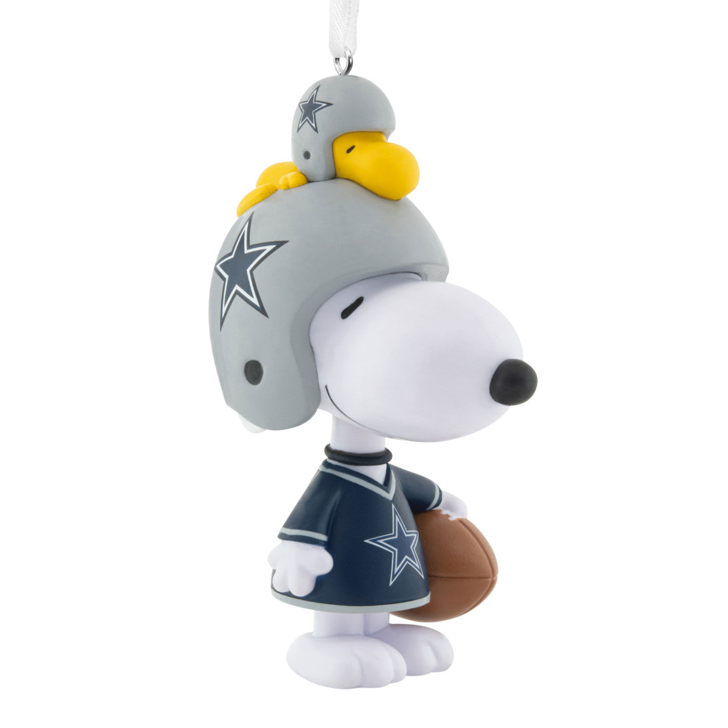 Peanuts® Snoopy & Woodstock NFL Dallas Cowboys Bobblehead Hallmark Ornament
