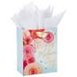 Honeycomb Flowers Mother's Day Medium Gift Bag With Tissue Paper, 9.5", , large image number 1