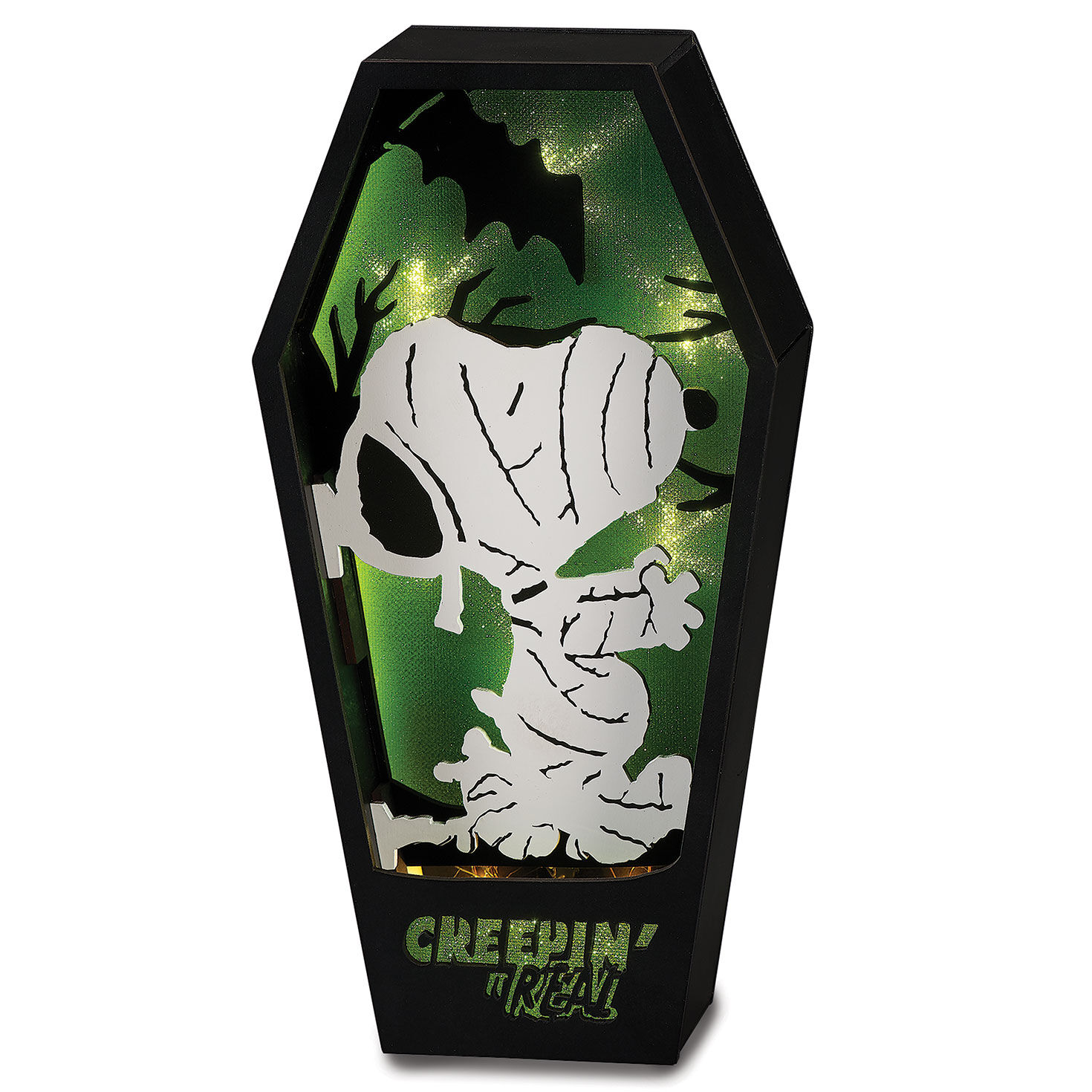 Roman Lighted Peanuts Snoopy Mummy Figurine, 10", , large image number 1