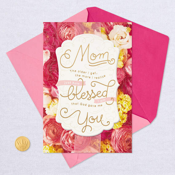 God Gave Me You Religious Mother's Day Card for Mom, , large image number 6