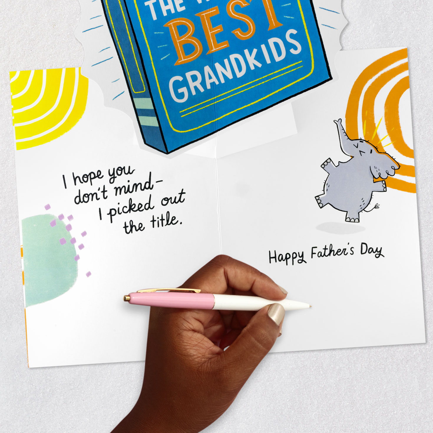 Amazing Grandfather Pop-Up Father's Day Card Signing card image number 7