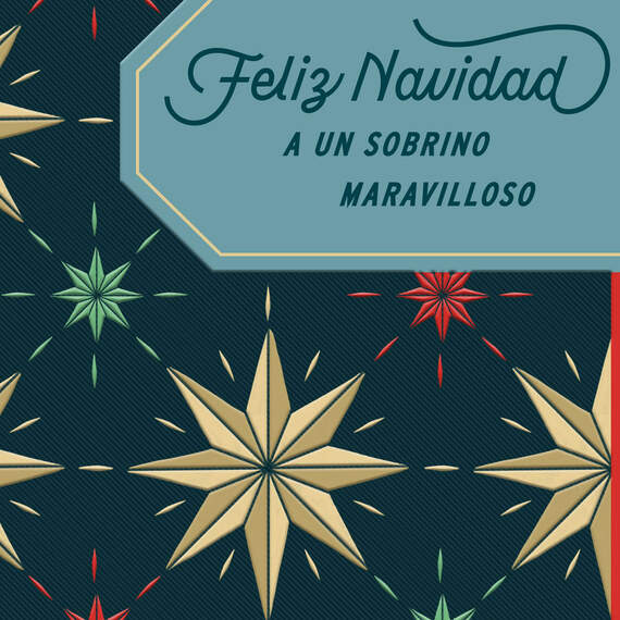 You Are Very Loved Spanish-Language Christmas Card for Nephew, , large image number 4