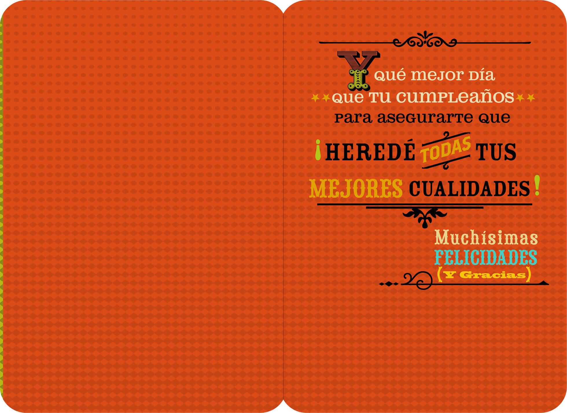 All Your Best Qualities Spanish-Language Dad Birthday Card
