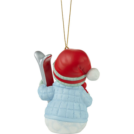 Precious Moments ‘Tis the Ski-Son to Be Jolly Ornament, 3.4", 