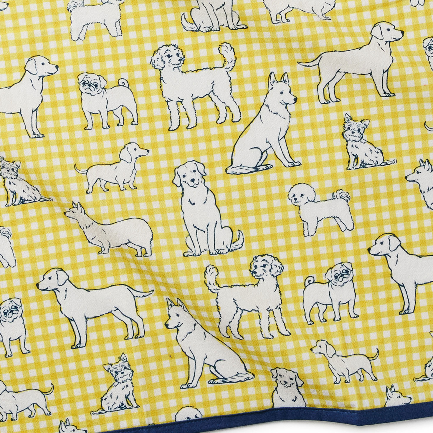 Dog Breeds Kitchen Towel closeup view image number 4