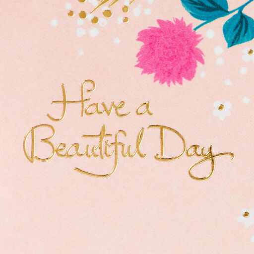 3.25" Mini Have a Beautiful Day Thinking of You Card, 