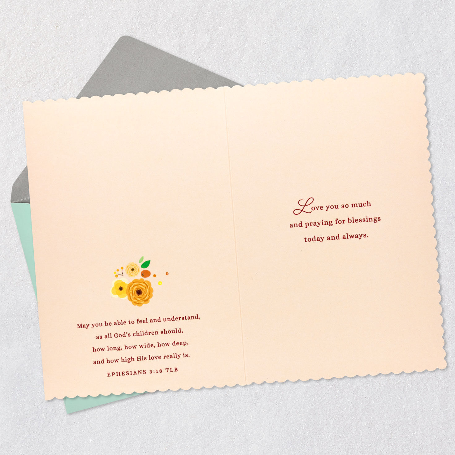 Little White Church Confirmation Card for Daughter Open card with envelope image number 4