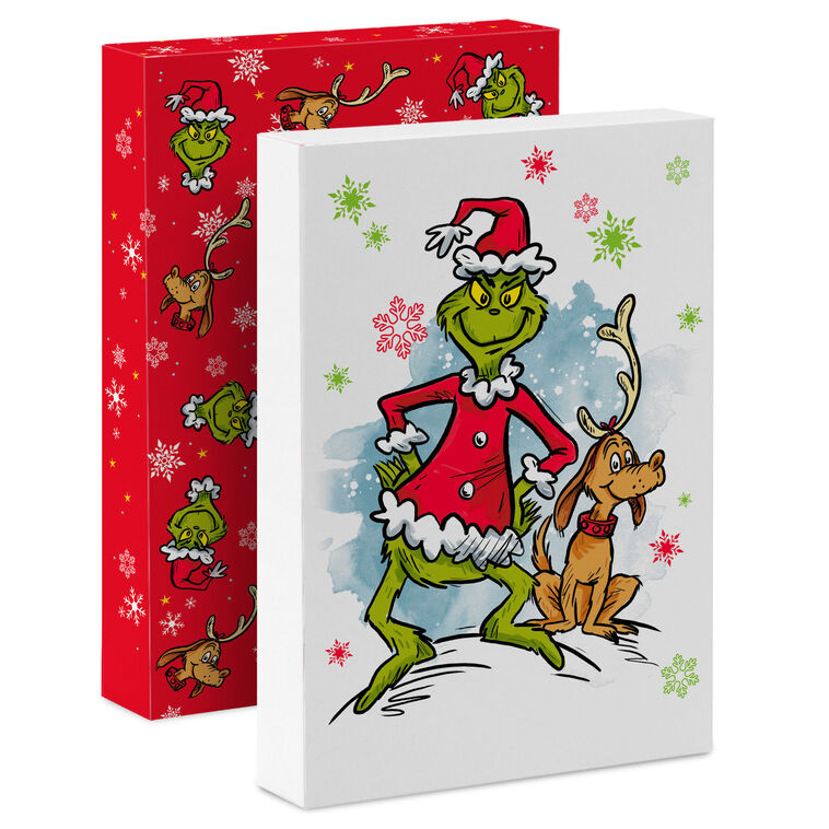 Dr. Seuss's How the Grinch Stole Christmas!™ Red and White 4-Pack Medium Christmas Gift Boxes