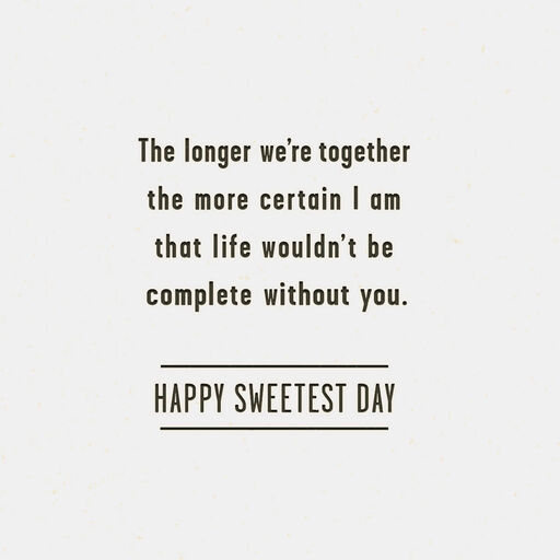 My Heart is Yours Sweetest Day Card, 