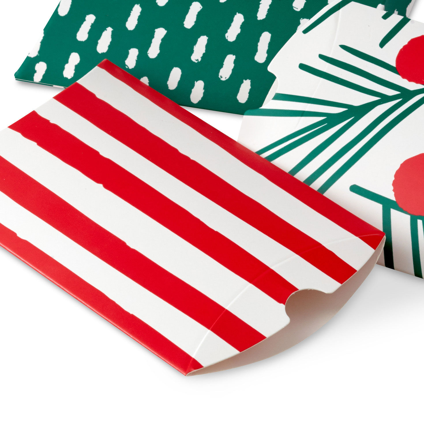 Cheery and Bright 3-Pack Christmas Gift Card Holder Pillow Boxes, , large image number 4