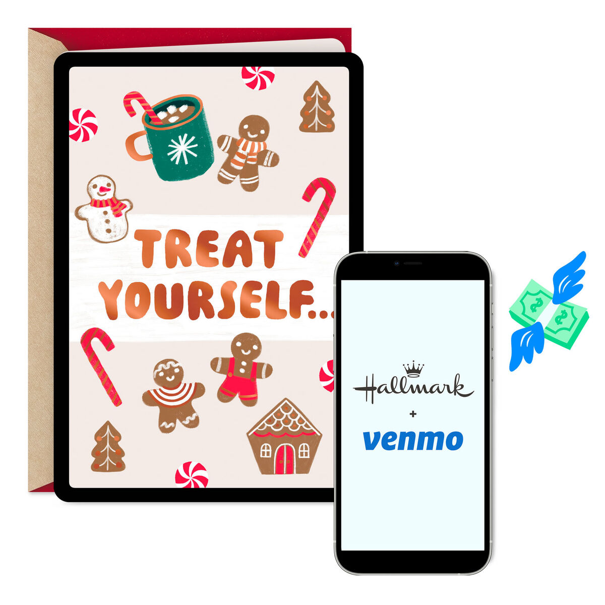 Treat Yourself Venmo Holiday Card Greeting Cards Hallmark