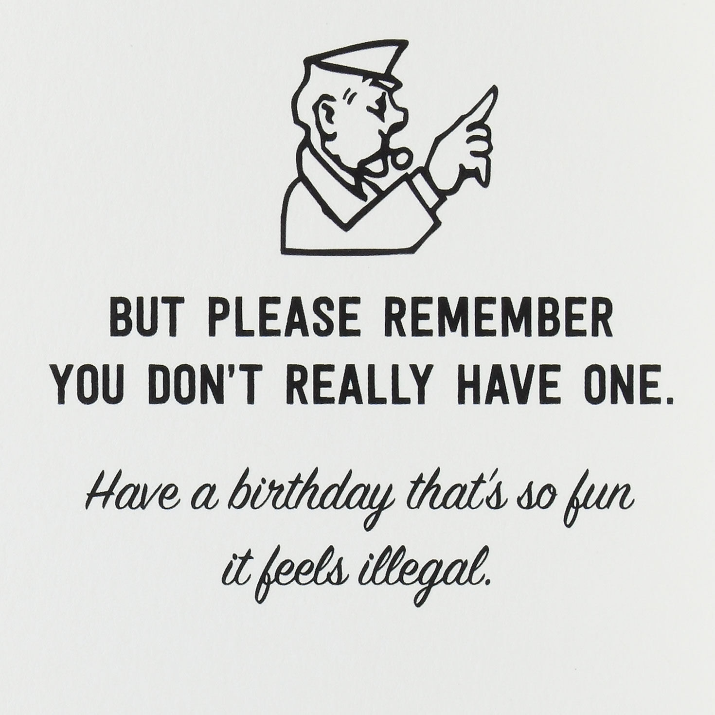 Hasbro® Monopoly® Get Out of Jail Free Funny Birthday Card for only USD 2.99 | Hallmark
