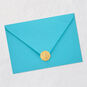 Vivid Holiday Tree Christmas Card for Granddaughter Envelope Back with Seal image number 8
